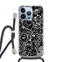 Vexx Black City : iPhone 13 Pro Transparant Hoesje met koord