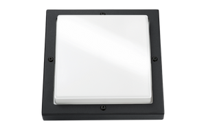 SG Basso LED Wandarmatuur E27 Zwart IP65 IK10 614197