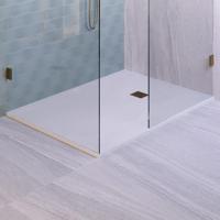 BRAUER Asteroid Douchebak 100x160 incl. antislip en antibacterieel mineraalmarmer mat wit DB-AS100160MW BRAUER Asteroid Douchebak 100x160 incl. antislip en antibacterieel mineraalmarmer mat wit DB-AS100160MW