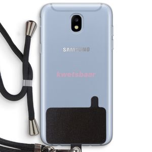 kwetsbaar: Samsung Galaxy J5 (2017) Transparant Hoesje met koord