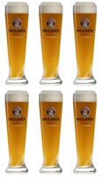 Paulaner Bierglazen Weizen - 500 ml - 6 stuks