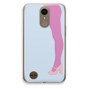 Pink panty: LG K10 (2017) Transparant Hoesje