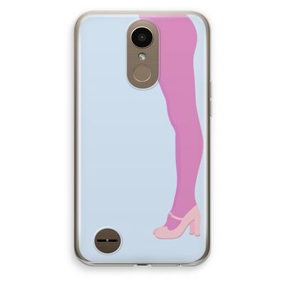 Pink panty: LG K10 (2017) Transparant Hoesje