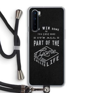 Life: OnePlus Nord Transparant Hoesje met koord
