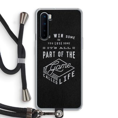 Life: OnePlus Nord Transparant Hoesje met koord