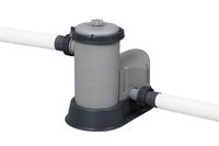Bestway - Power Steel Swim Vista - Opzetzwembad inclusief filterpomp en accessoires - 488x122 cm - Houtprint - Rond - thumbnail