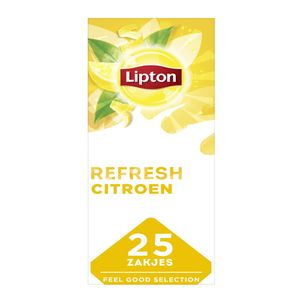 Lipton - Feel Good Selection Zwarte Thee Citroen - 25 zakjes