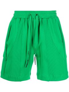 STYLAND short en coton à taille à lien de resserrage - Vert