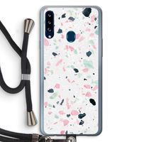 Terrazzo N°3: Samsung Galaxy A20s Transparant Hoesje met koord