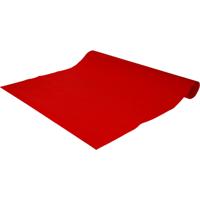 Rode loper - 450 x 50 cm - polyester vilt - gala/bruiloft/red carpet feesten