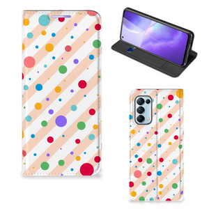 OPPO Find X3 Lite Hoesje met Magneet Dots