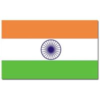Gevelvlag/vlaggenmast vlag India 90 x 150 cm   - - thumbnail