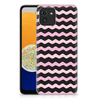 Samsung Galaxy A03 | TPU bumper | Waves Roze