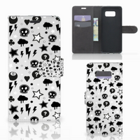 Telefoonhoesje met Naam Samsung Galaxy S8 Plus Silver Punk - thumbnail