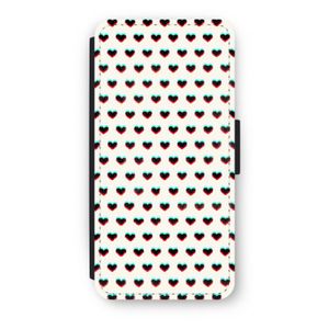 Hartjes: iPhone 7 Flip Hoesje