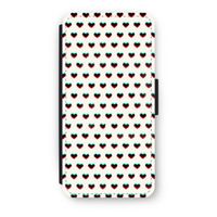 Hartjes: iPhone 7 Flip Hoesje Hartjes: iPhone 7 Flip Hoesje