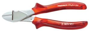 Friedrich Krachtzijsnijtang verchroomd transparant rood 170 mm