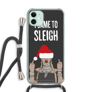 Came To Sleigh: iPhone 11 Transparant Hoesje met koord