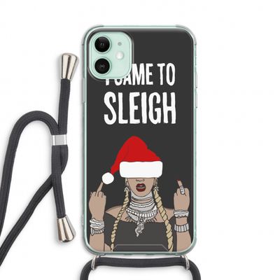 Came To Sleigh: iPhone 11 Transparant Hoesje met koord
