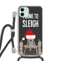 Came To Sleigh: iPhone 11 Transparant Hoesje met koord
