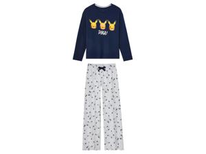 Kinder pyjama (134/140, Marineblauw)