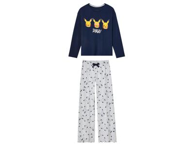 Kinder pyjama (134/140, Marineblauw)