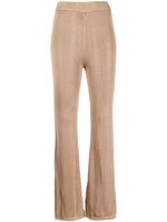 STAUD pantalon évasé à coupe stretch - Marron