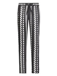 Dolce & Gabbana polka dot-print silk pajama trousers - Noir