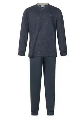 Tricot heren pyjama - 4276 - XXL - Blauw - XXL - XXL - XXL - XXL - XXL - XXL - XXL - XXL - XXL - XXL