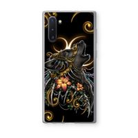 Huilende Wolf: Samsung Galaxy Note 10 Transparant Hoesje