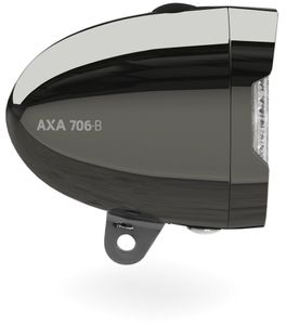 Axa Koplamp 706-b retro 15 lux led batterij chroomzwart