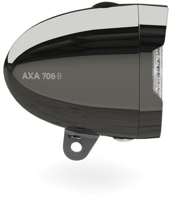 Axa Koplamp 706-b retro 15 lux led batterij chroomzwart
