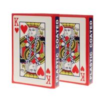 Speelkaarten set - 2x pakje met 54 kaarten - met plastic coating