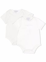 Emporio Armani Kids lot de bodies à logo imprimé - Blanc