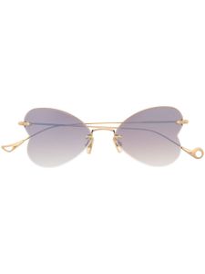 Eyepetizer lunettes de soleil Greta à monture papillon - Or