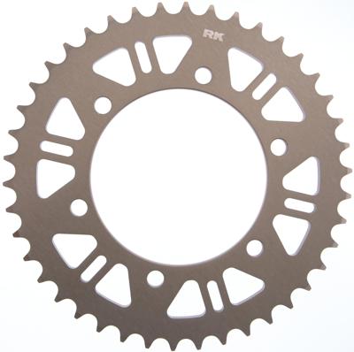 RK Chain wheel 520 48z aluminum gold matt hard a