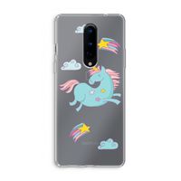 Vliegende eenhoorn: OnePlus 8 Transparant Hoesje