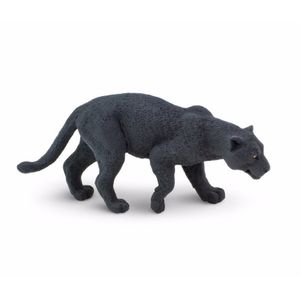 Plastic speelgoed figuur zwarte panter 10 cm