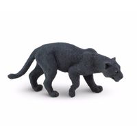 Plastic speelgoed figuur zwarte panter 10 cm   -
