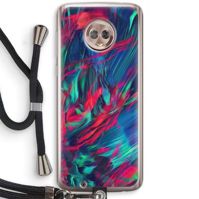 Pilgrims Of The Sea: Motorola Moto G6 Transparant Hoesje met koord