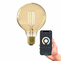 Smart LED Filament Goud Globelamp G95 E27 220-240V 7W 806lm 1800-3000K - Calex - thumbnail