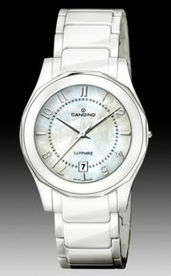 Horlogeband Candino C4352-2 Keramiek Wit