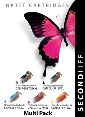 Kangaro sl-11011239 cartridge secondlife canon multipack 570/571 serie