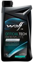 Wolf motorolie "officialtech ms-ffe" motoroil 0w30 1l off.tech ms-ffe