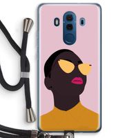 Yellow glasses: Huawei Mate 10 Pro Transparant Hoesje met koord