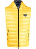 Duvetica gilet à design matelassé - Jaune