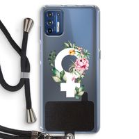 Venus: Motorola Moto G9 Plus Transparant Hoesje met koord