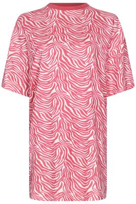 Roze zebrastrepen nachthemd Rebelle