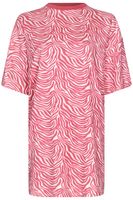 Roze zebrastrepen nachthemd Rebelle - thumbnail