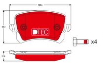 Remblokkenset, schijfrem TRW, u.a. fÃ¼r VW, Seat, Audi - thumbnail